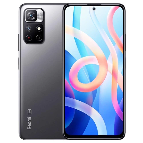 Xiaomi Redmi Note 11 CN Version 5G Smartphone Dimensity 810 6.6" 2400x1080 FHD+ Screen 90Hz High Refresh Rate 6GB 128GB 50MP + 8MP + 16MP Cameras 5000mAh Battery MIUI 12.5 - Black