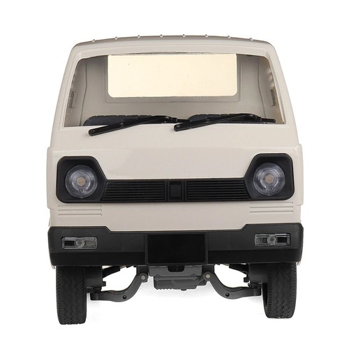 WPL D12 2.4G 1/10 2WD Terrängbil Militär RC Car - White One Battery