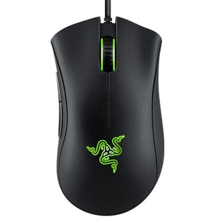 Razer DeathAdder Essential Optical Professional Grade Gaming Mouse Ergonomic 6400 Adjustable DPI (Nylon Wire) – Black