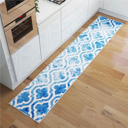 Printed Carpet Runner Washable Foldable 60x300 cm Polyester