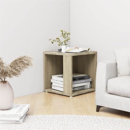 Side Table Sonoma Oak 33x33x34.5 cm Chipboard