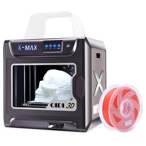 QIDI X-MAX Wireless 3D Printer, Industrial Grade, 5 Inch Touchscreen, WiFi Function, High Precision Printing with ABS/PLA/TPU, Flexible Filament, 300x250x300mm