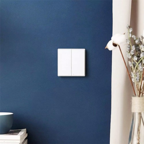 Aqara WXKG06LM Wireless Smart Wall Switch APP / Sprachsteuerung Überhitzungsschutz - Einzeltaste