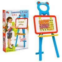 21 Children Easel with Chalkboard and Whiteboard
