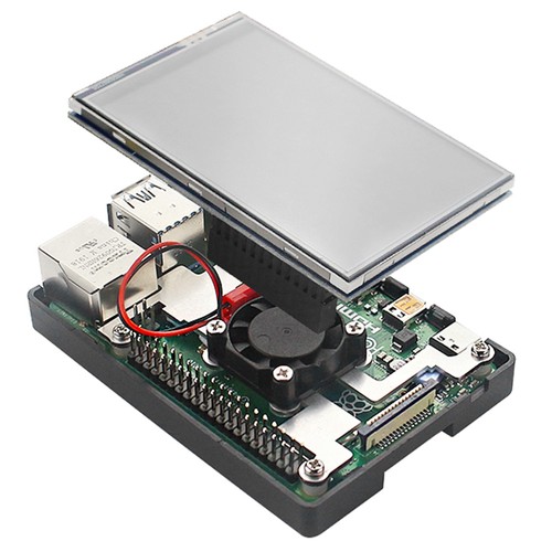 3,5 tums Raspberry Pi 3 Model B+ Pekskärm 480*320 LCD Display+Touch Penna för Raspberry Pi 4 Model B/3B+/3B