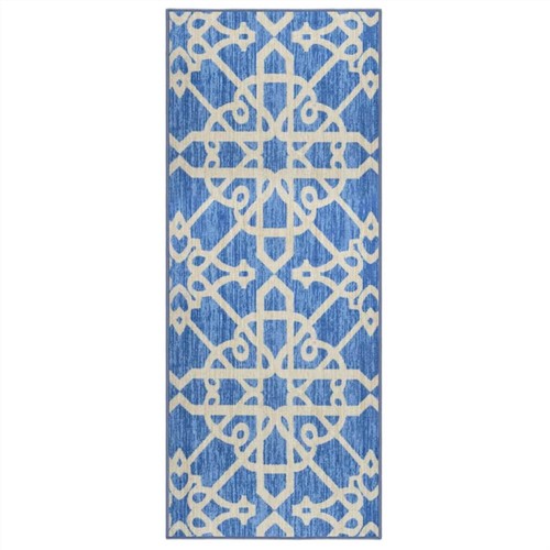 Carpet Runner Blue 80X200 Cm