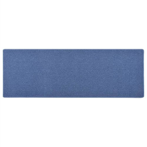 Carpet Runner Blue 80x250 cm