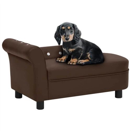 Leather clearance dog chair