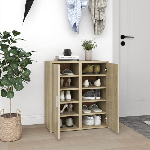 Sonoma oak best sale shoe cabinet