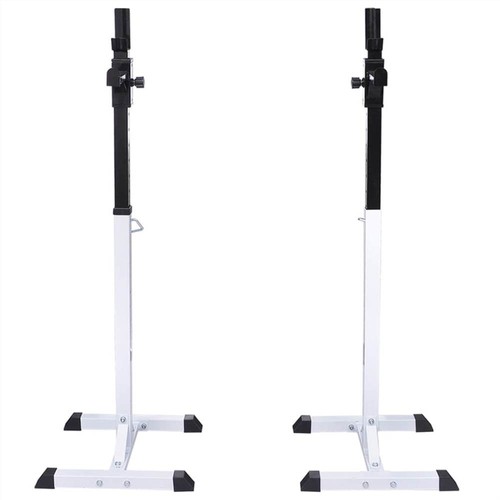 Langhantel-Kniebeugenständer mit Langhantel- und Kurzhantel-Set 30,5 kg