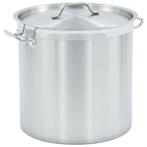 Stockpots Large Stock Pot, Vertical Pot Lid, Restaurant, Hotel（With  Faucet), Diameter 40cm, Height 40cm, 50 Litres, Suitable For All Stove  (Color 