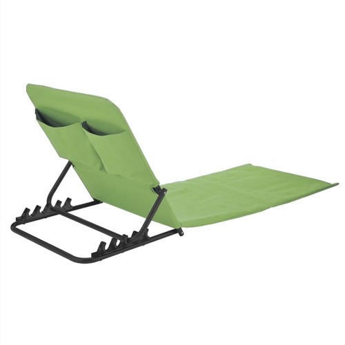 423982 HI Foldable Beach Mat Chair PVC Green