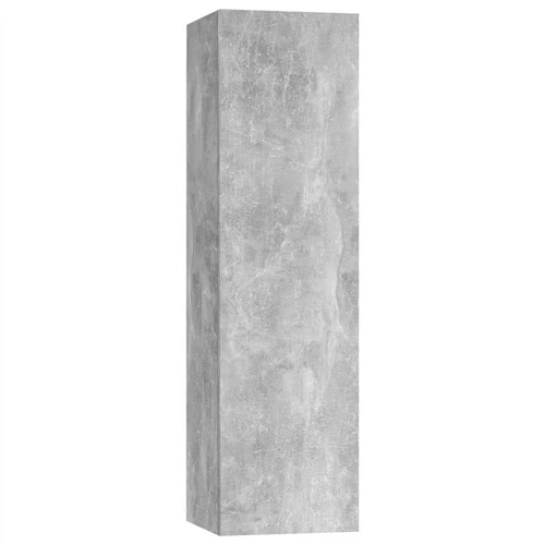 8 Piece Kitchen Cabinet Set Concrete Grey Chipboard