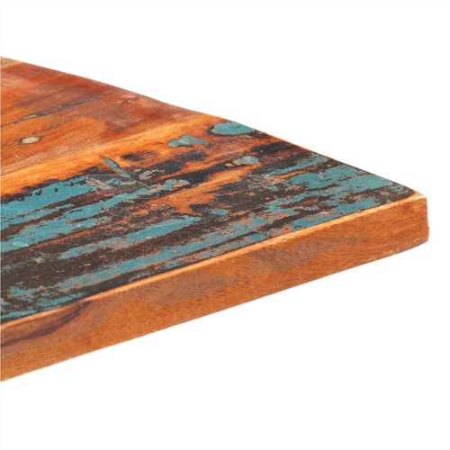 Rectangular Table Top 60x90 cm 25-27 mm Solid Reclaimed Wood