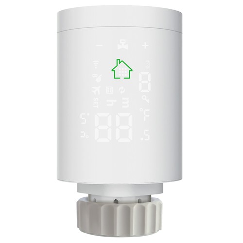 Moeshouse Tuya ZigBee3.0 Smart Radiator Actuator Programmable Thermostatic Radiator Valve Temperature Controller Voice