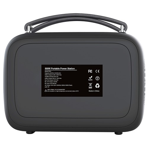 OUKITEL P501 500W 505Wh Tragbares Kraftwerk Flashfish TSP 18V/100W Faltbares Solarpanel Solargenerator-Kit für den Außenbereich