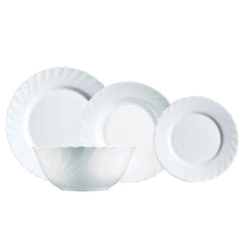 Luminarc Trianon 19pcs Glass Tableware White