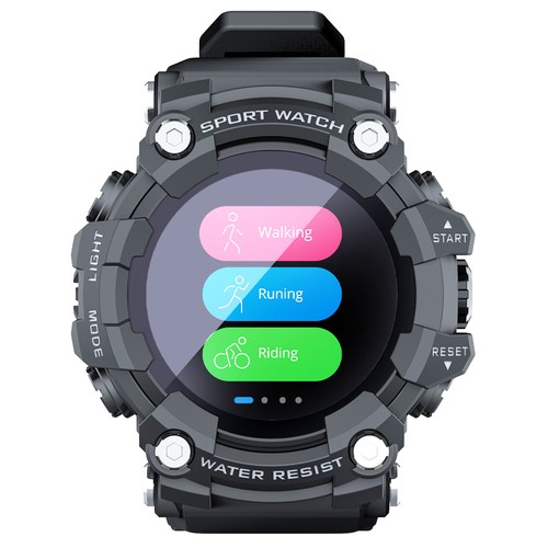 LOKMAT ATTACK Bluetooth Smartwatch 1,28 tum TFT Touch Screen Svart