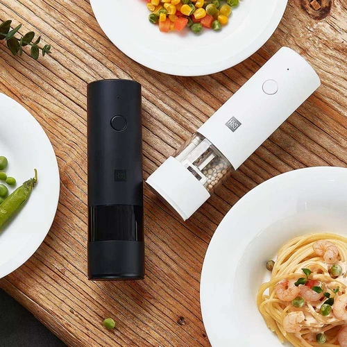 Xiaomi HUOHOU Automatic Electric Pepper Salt Grinder LED Light 5 Modes  Spice Grain Porcelain Grinding Ceramic Burr Mill – the best products in the  Joom Geek online store