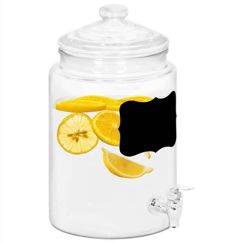 Beverage Dispenser with Sticker 5800 ml Glass