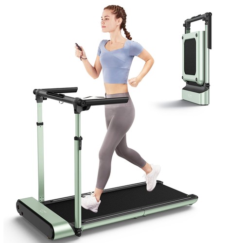 WalkingPad R1-H Folding Treadmill 10km/h LED Display Portable Smart Walking and Running Machine Walking Pad Max Load 110kg Home Fitness - Green