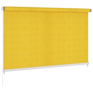 Outdoor Roller Blind 240x140 cm Yellow