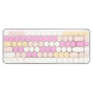 Ajazz K840T RGB Mechanical Keyboard 84 Keys Blue Switch Pink