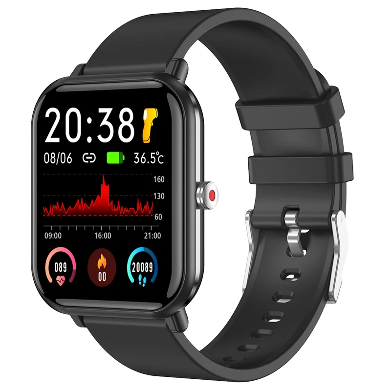 Q9 Pro Smartwatch 1.7 Inch Large Touch Screen Black