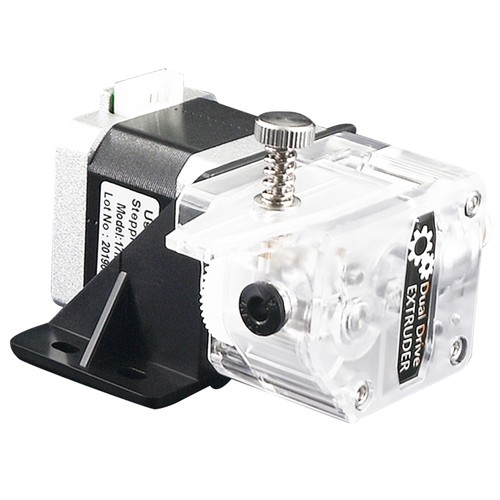 TWO TREES 3D Printer Bowden DDB Extruder Cloned Dual Drive Extruder Feeder for 3D Printer High Performance - Transparent