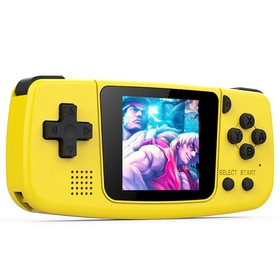 POWKIDDY Q36 Mini podręczne odtwarzacze gier 32 GB żółte