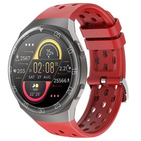 SENBONO MAX1 Smartwatch obsługuje monitor SpO2/HR/BP czerwony