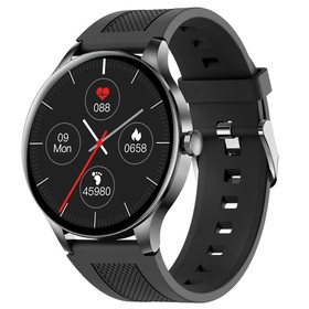 SENBONO NY20 Smartwatch Fitness Tracker musta silikoni