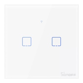 SONOFF T1EU2C-TX 2 Gang Smart WiFi Wandlichtschalter