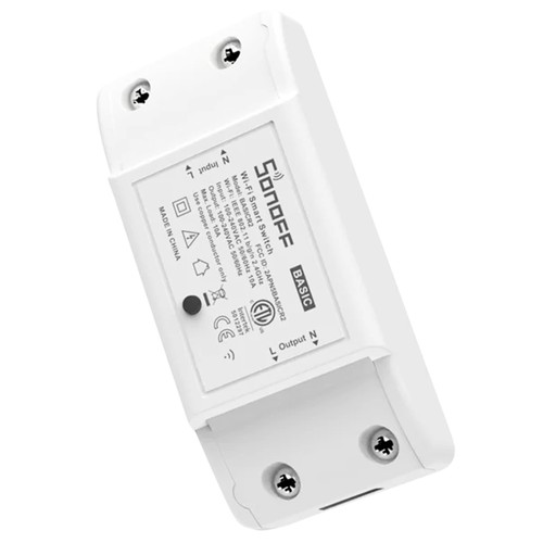 Sonoff Basic R2 Smart Home Wifi Switch Trådlös fjärrkontroll Ljustimerbrytare Gör det själv-moduler via Ewelink APP Arbeta med