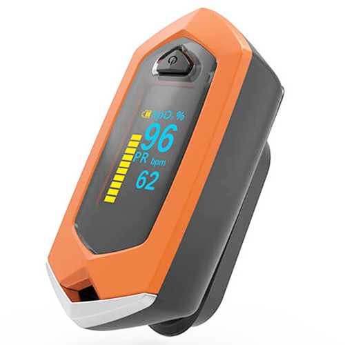 BOXYM oSport Fingertop Pulse Oximeter Bärbar Pulse Oximetro Monitor