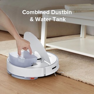 Roborock Q7 Max Robot Vacuum Cleaner 2 In 1 Vacuuming and Mopping 4200Pa Powerful Suction LDS Navigation 3D Mapping with 470ml Dustbin 350ml Water Tank 5200mAh Battery APP Control- White