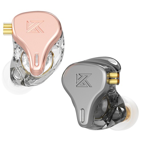 KZ DQ6S Metallverkabelte In-Ear-Ohrhörer mit Noice Cancelling-Sport-HiFi und Mikrofon – Schwarz