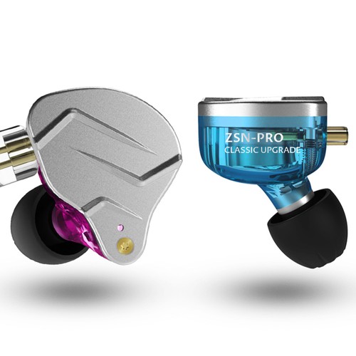 KZ ZSN Pro Wired Earphone Hybrid Technology In-Ear-HiFi-Bass-Ohrhörer mit Mikrofon – Lila