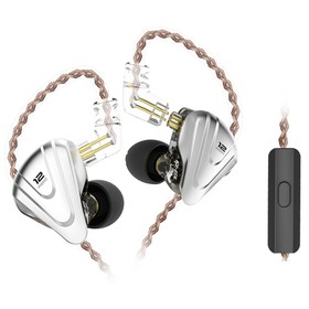 KZ ZSX Terminator Metal In Ear אוזניות עם מיקרופון שחור