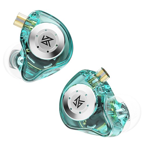 KZ EDX Pro In Ear Trådbundna hörlurar HiFi Bass Monitor Headset Brusreducerande med Mic- Cyan