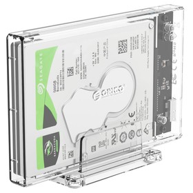 ORICO2159U3インチ透明USB2.5ハードドライブエンクロージャ