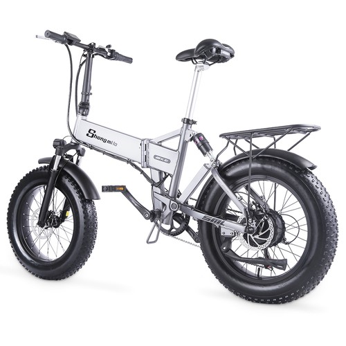 Shengmilo MX21 500W 48V 12.8Ah 20'' E-bike Silver