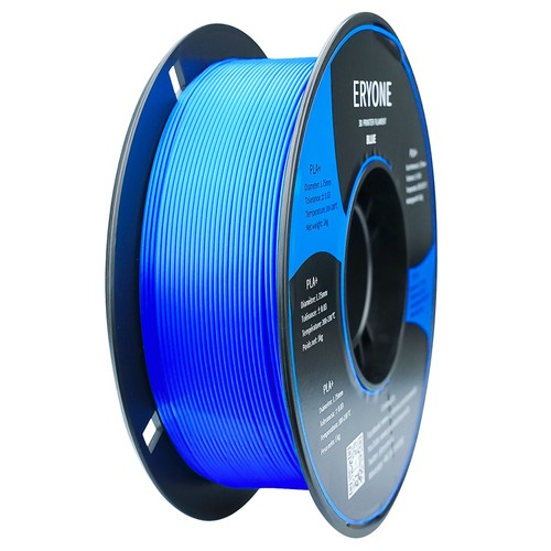 4 kg ERYONE PLA 3D-Druckerfilament, 1,75 mm Toleranz ±0,03 mm (1 kg Blau, 1 kg Schwarz, 1 kg Weiß, 1 kg Grau)