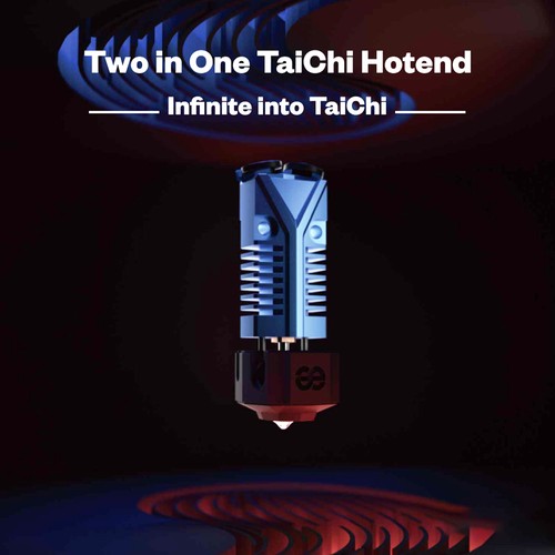 Phaetus Two-in-One TaiChi Dual Extrusion Hotend für Bowden DDB Extruder Direct Drive – Schwarz