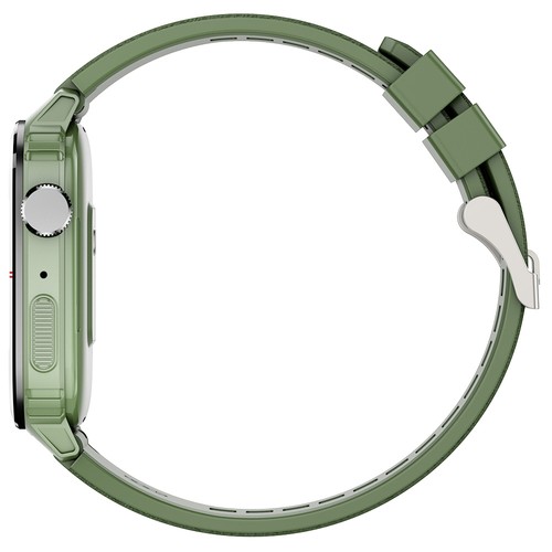 Makibes Q25 Smartwatch Bluetooth Calling Watch 1,7'' Pekskärm Puls SpO2 BP Monitor - Army Green