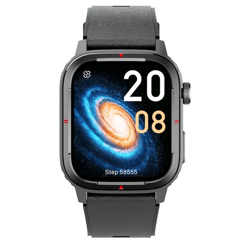Q25 Smartwatch Bluetooth Calling Watch 1.7'' Touch Screen Black