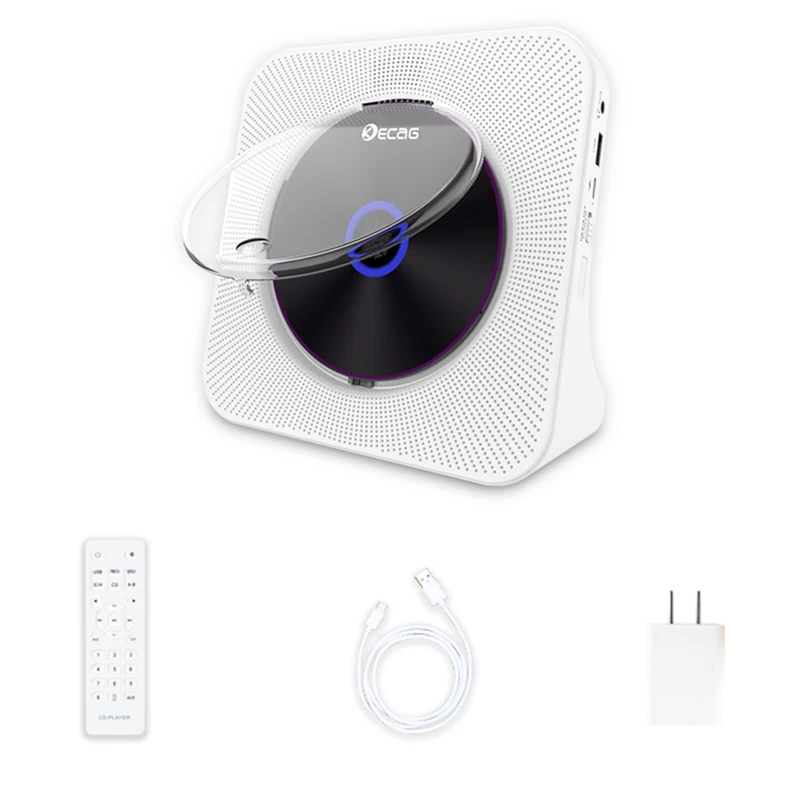 Kecag KC-806 Desktop CD Player with LED Display White