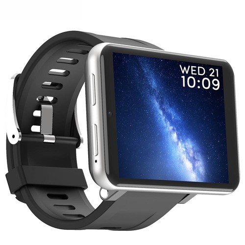 LEMFO LEM T 4G 2,86 tumsskärm Smartwatch Android 7.1 1GB 16GB 5MP Kamera 480*640 Upplösning 2700mAh - Silver