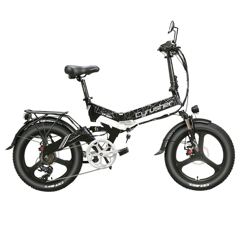 Cyrusher XF590 Folding Electric Bike White