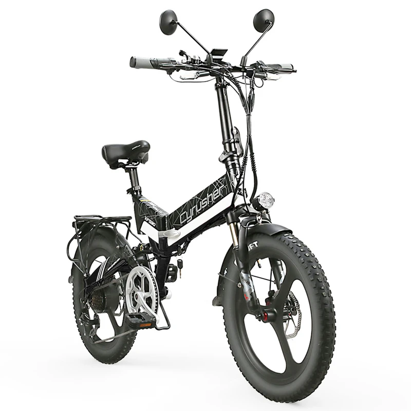 Cyrusher XF590 Folding Electric Bike White